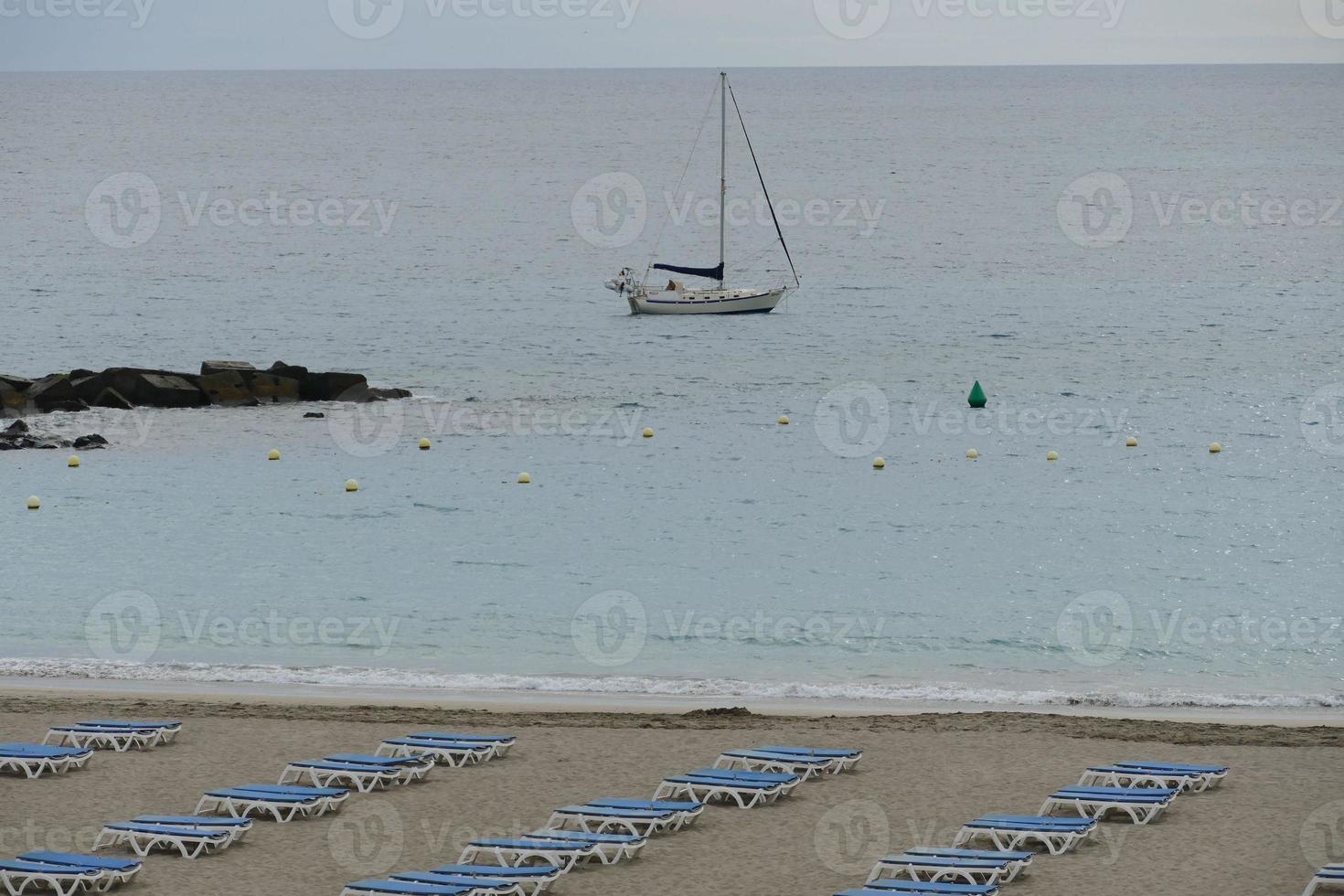Boat on the coast photo