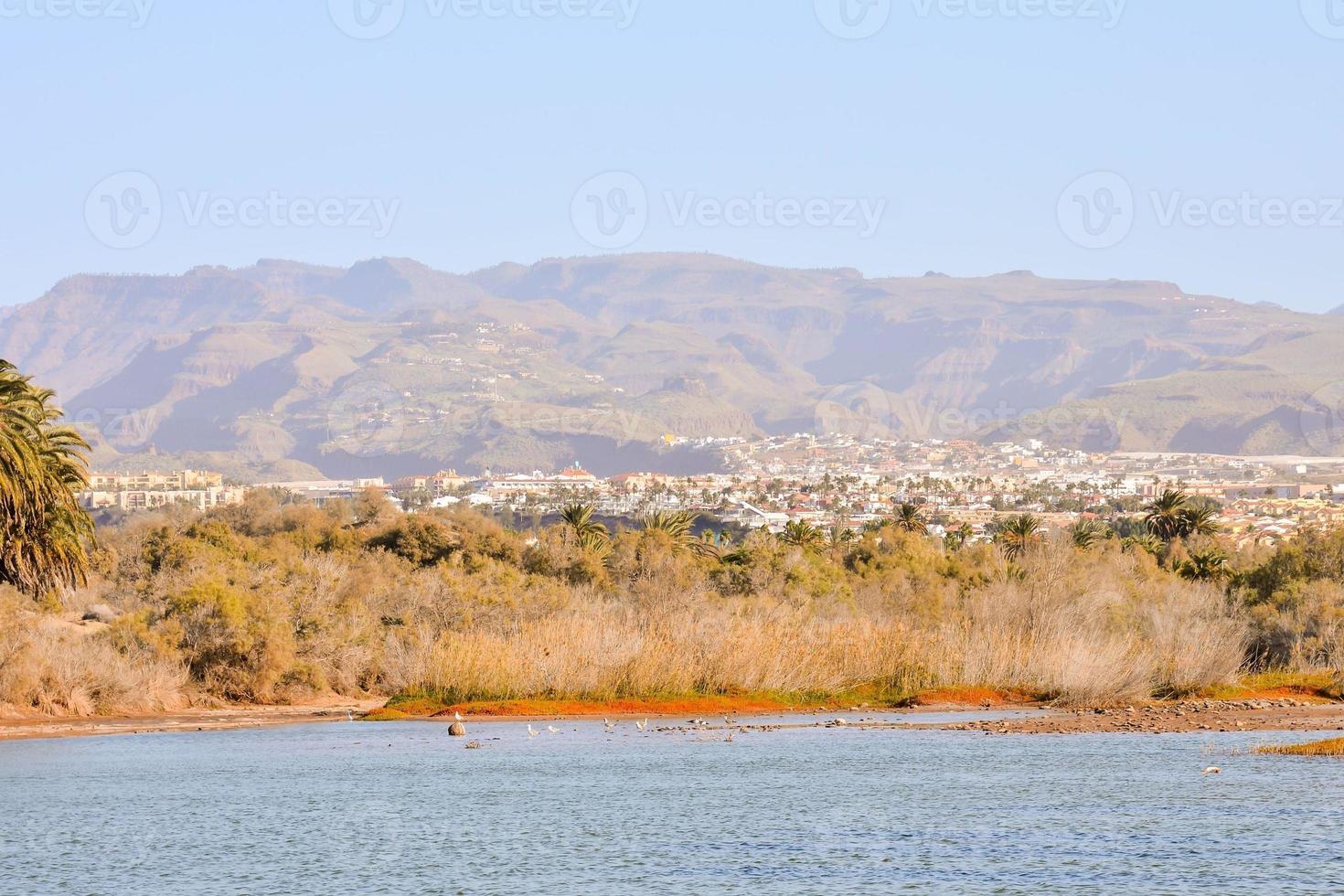 Scenic coastal view photo