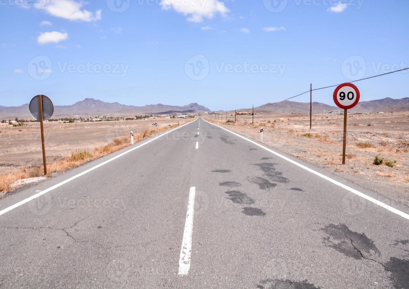 Road in the countryside photo
