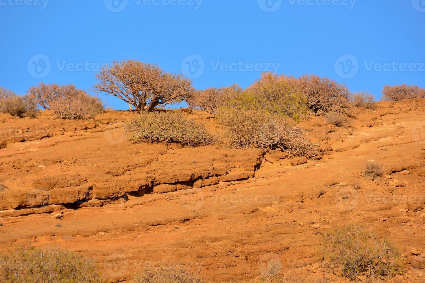 Scenic mountain landscape photo