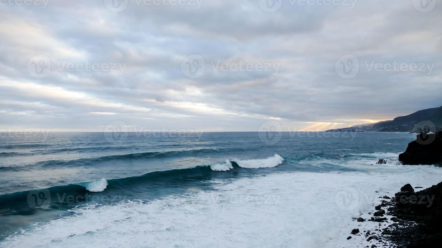 Scenic coastal view photo