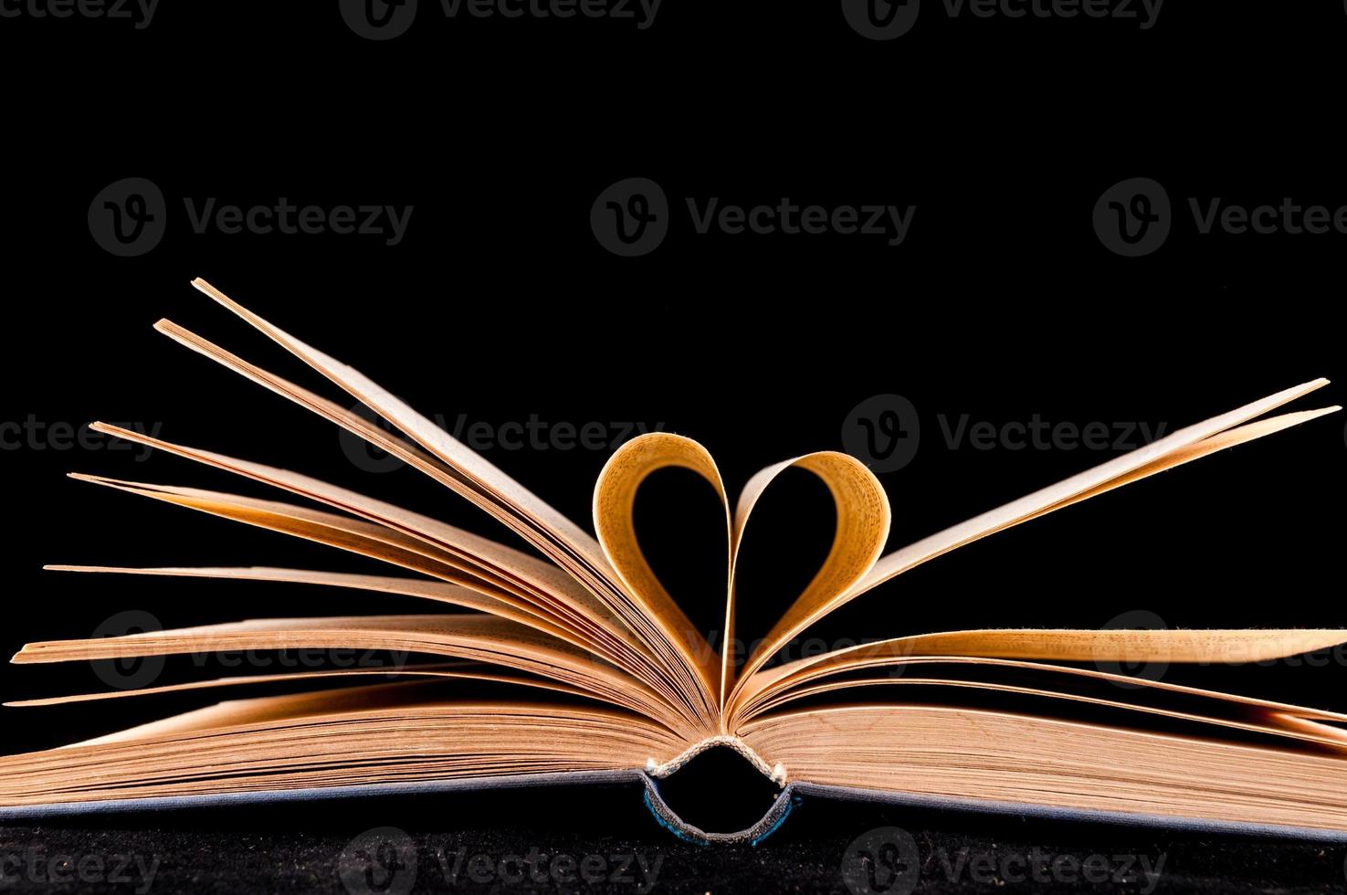 Book on dark background photo