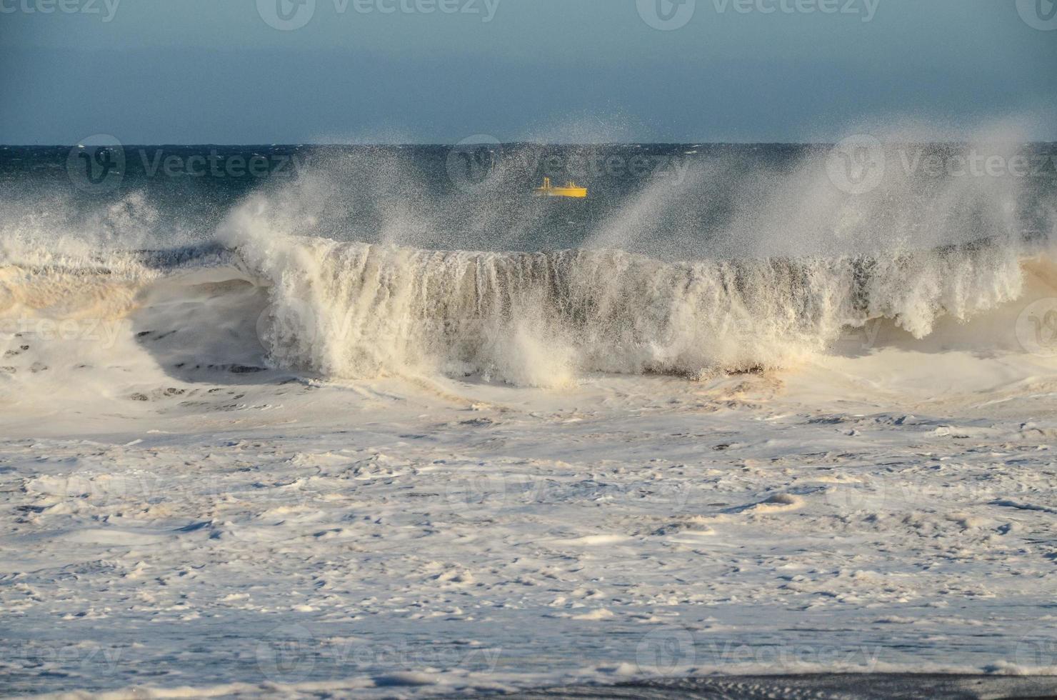 Waves in the ocean photo