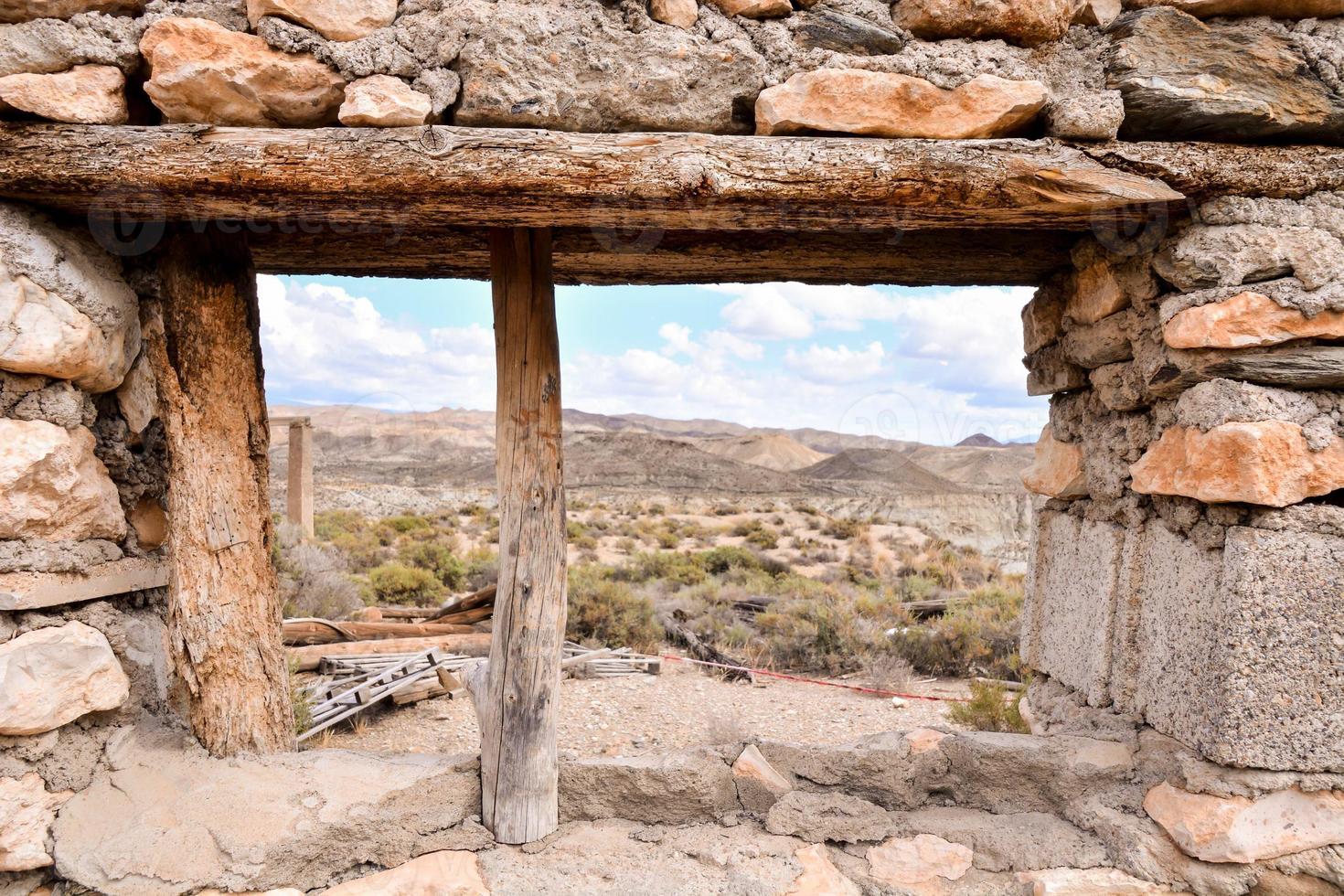 Old stone structure photo