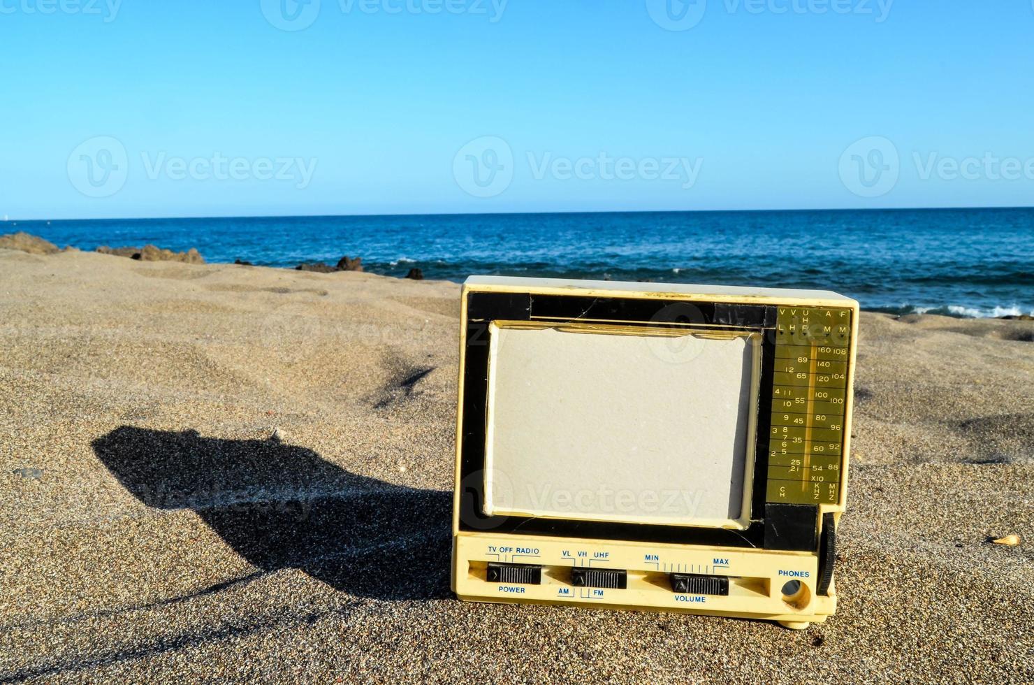 TV in the sand photo