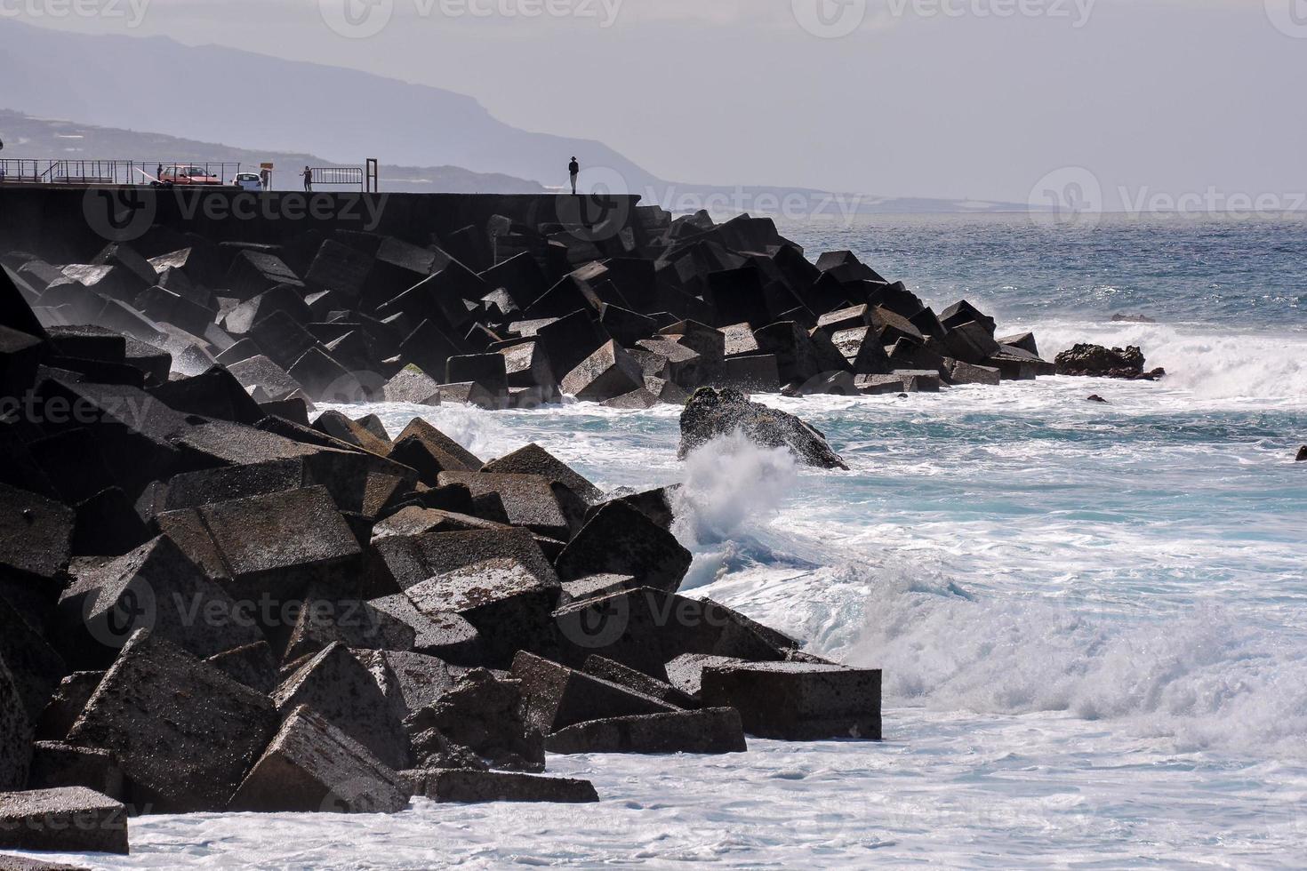 Scenic coastal view photo