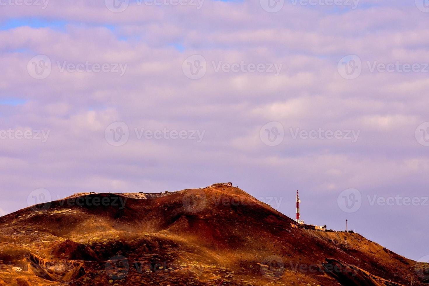 Scenic mountain landscape photo