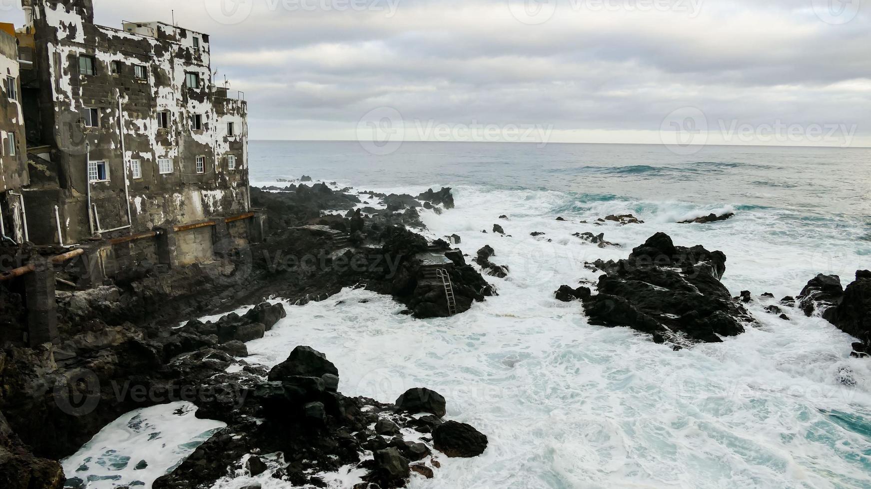 Scenic coastal view photo