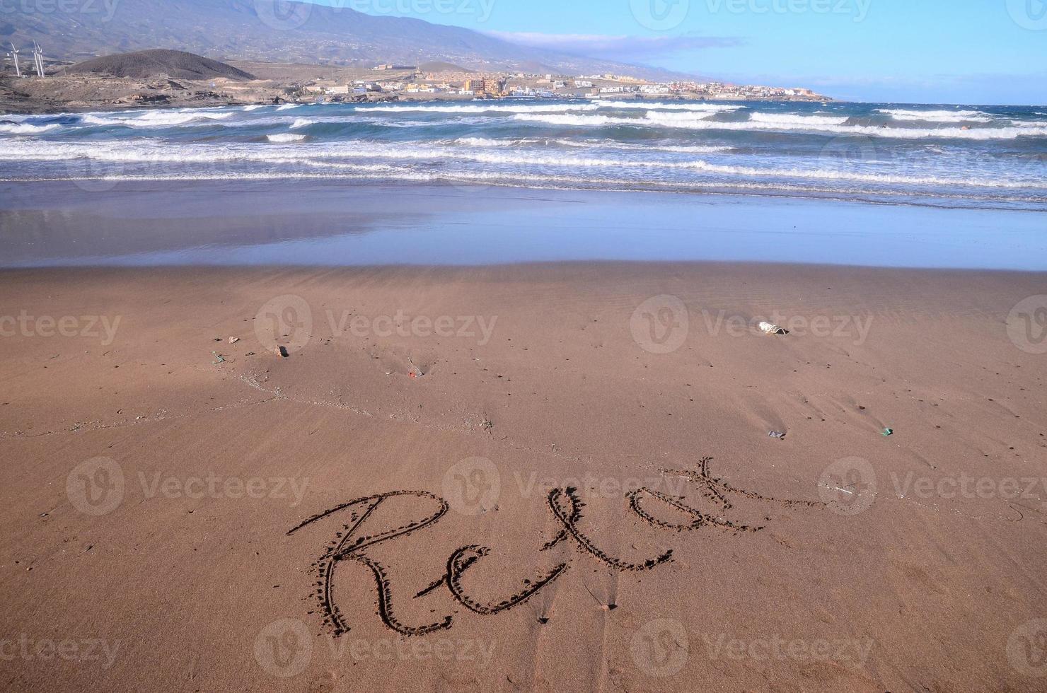 Scenic coastal view photo