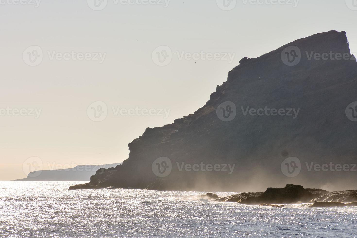 Scenic coastal view photo