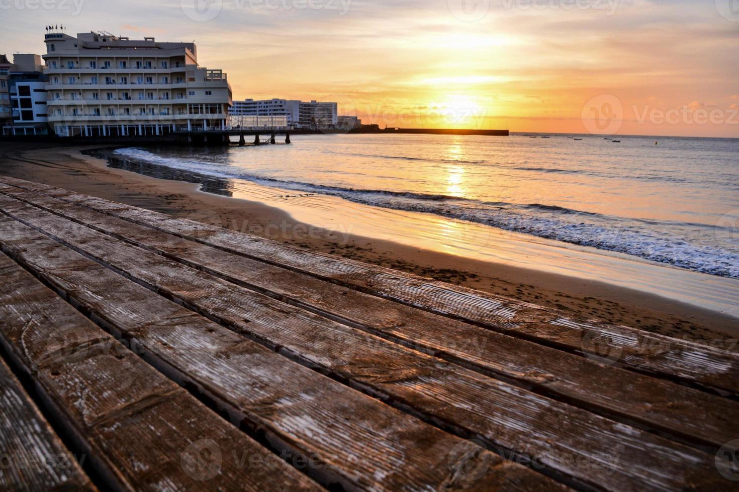 Scenic coastal view photo
