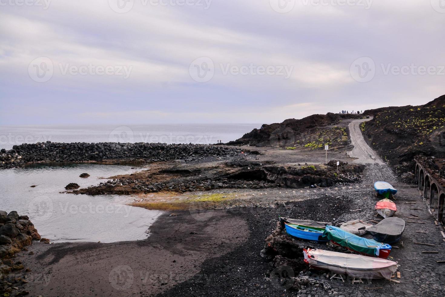 Scenic coastal view photo
