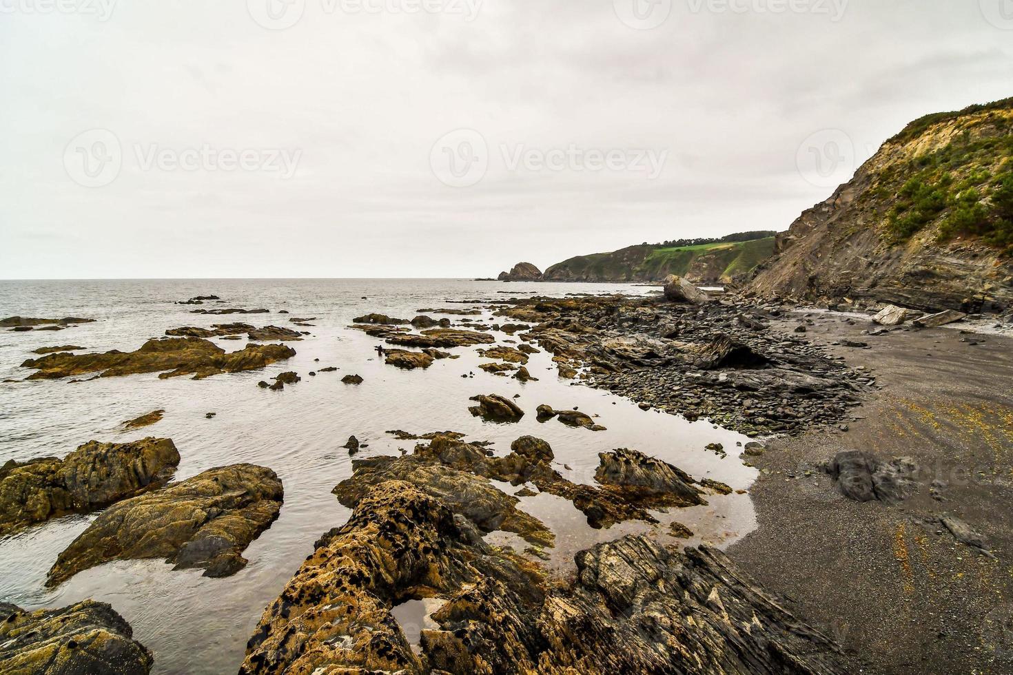 Scenic coastal view photo