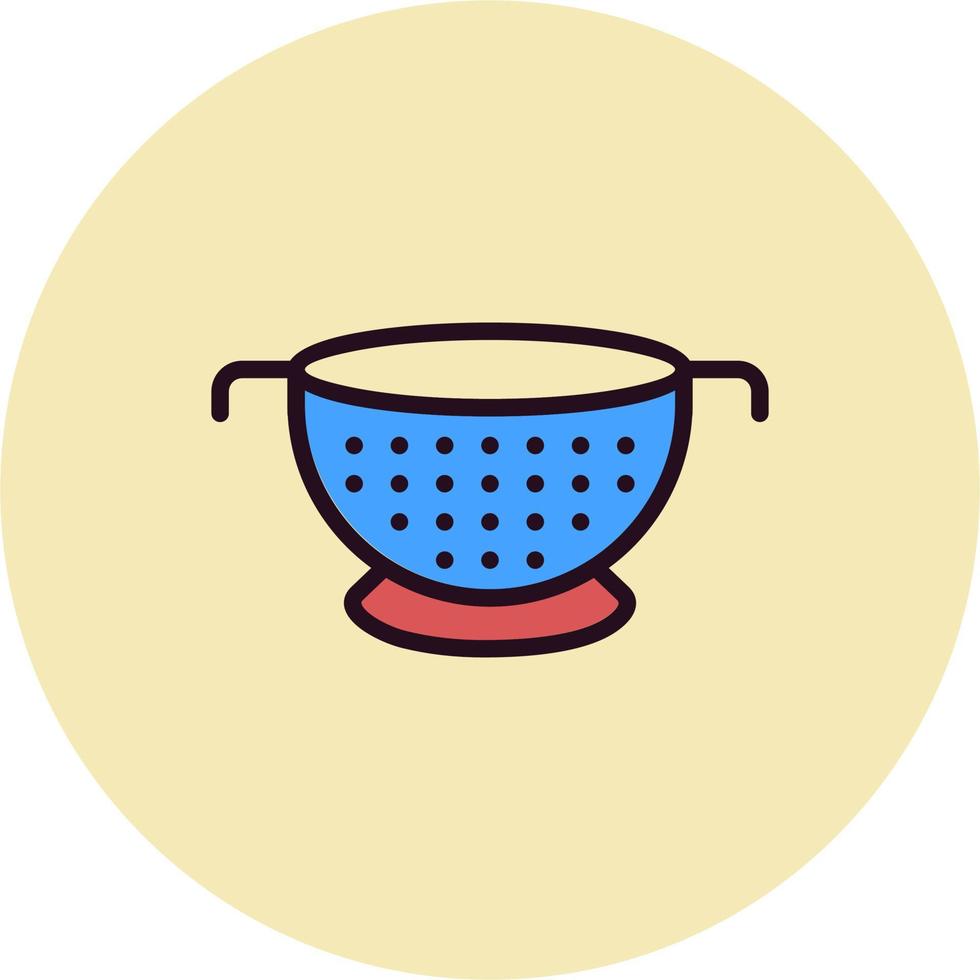 Colander Vector Icon
