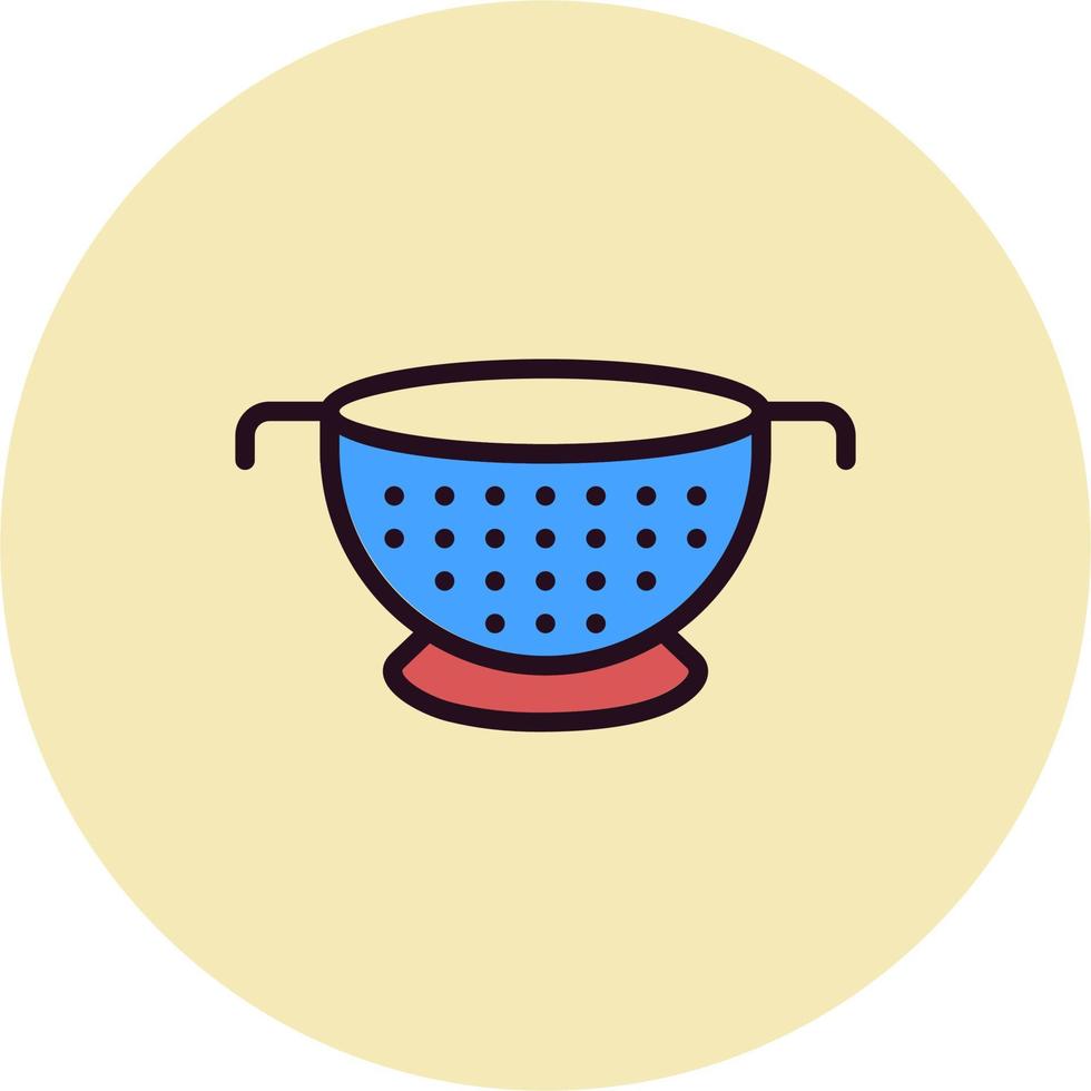 Colander Vector Icon