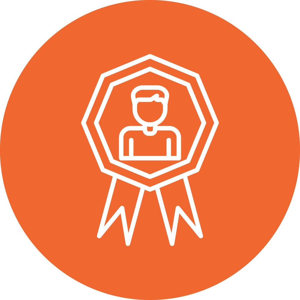 Employee Of The Month Vector Icon