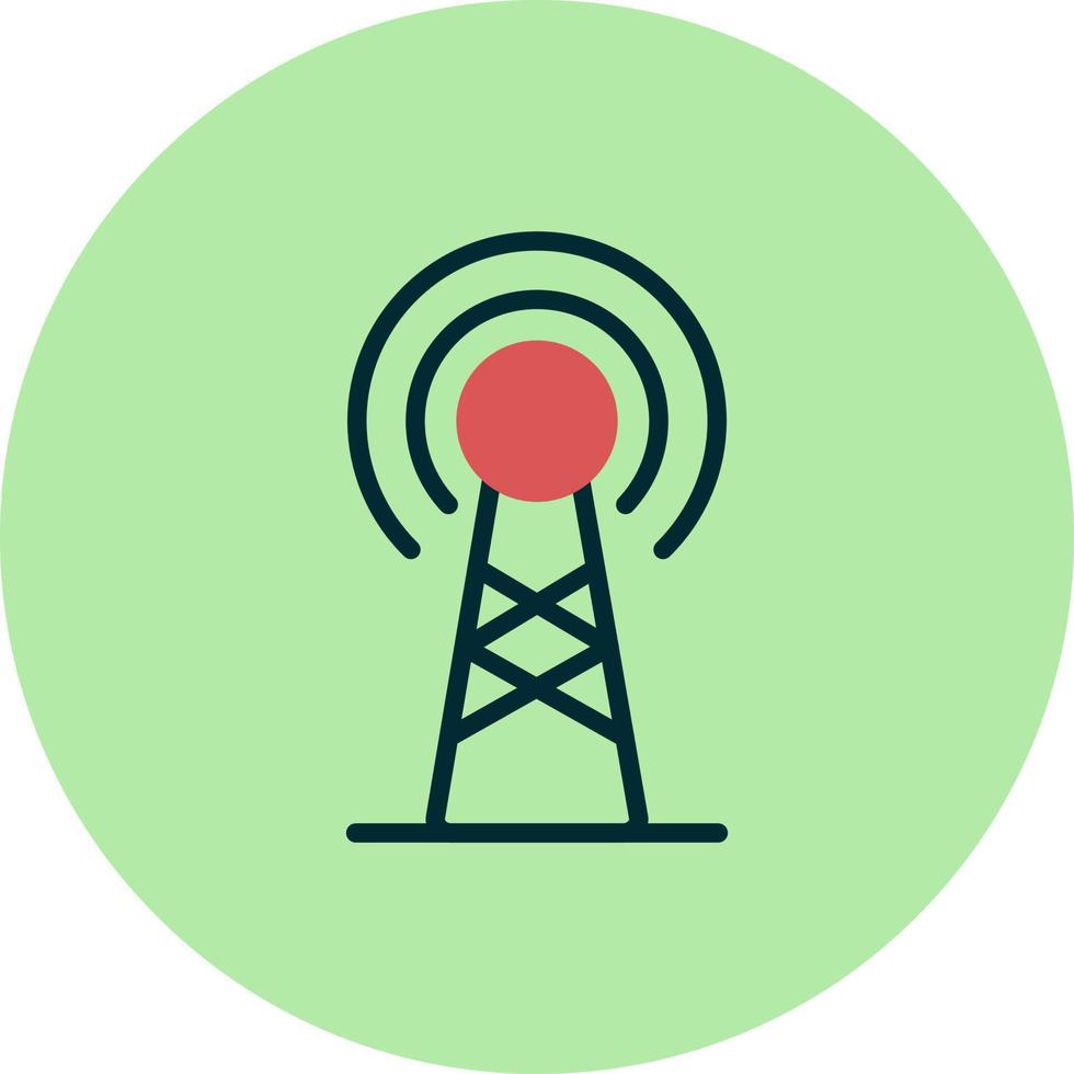 icono de vector de antena