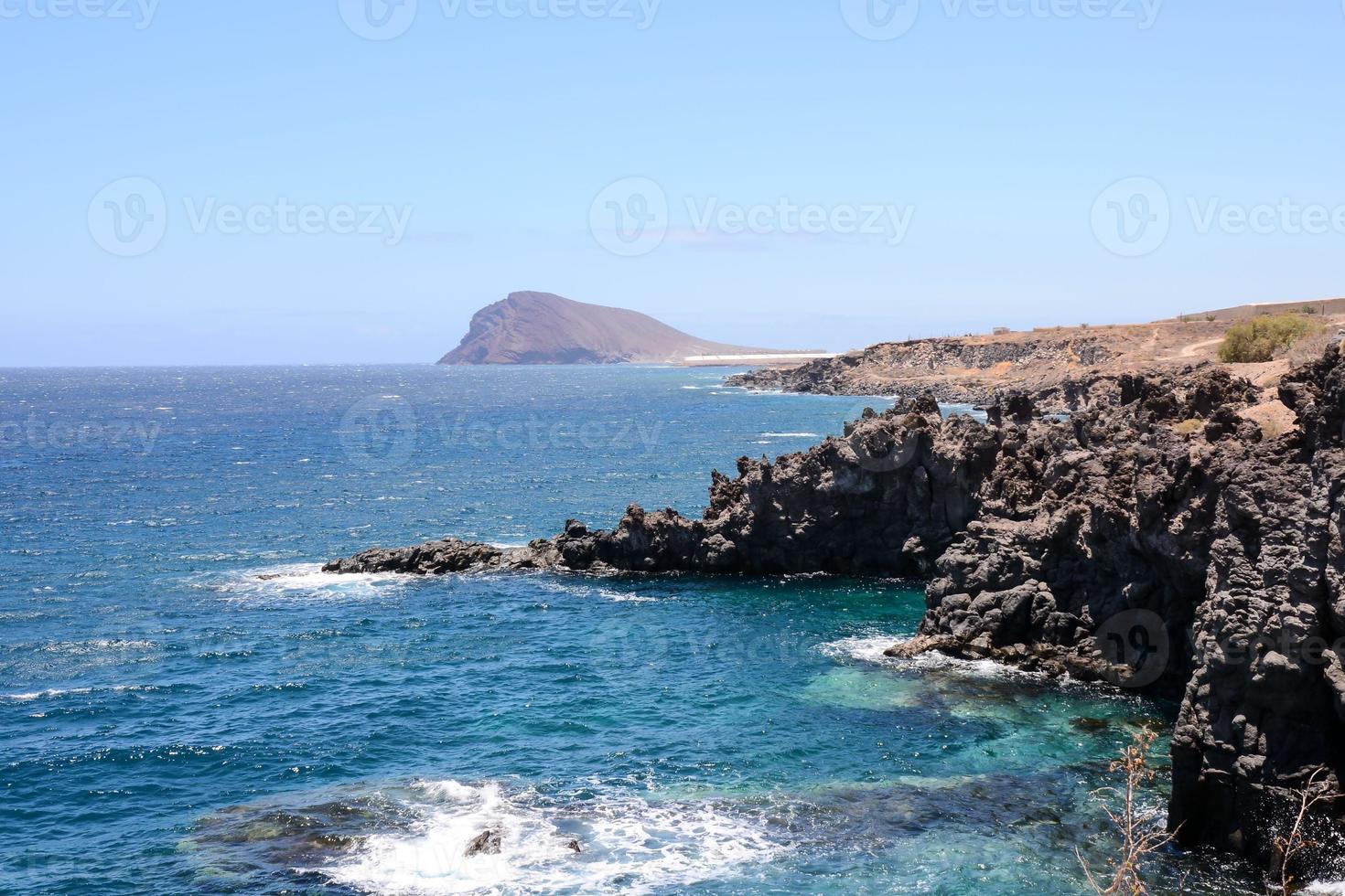 Scenic coastal view photo