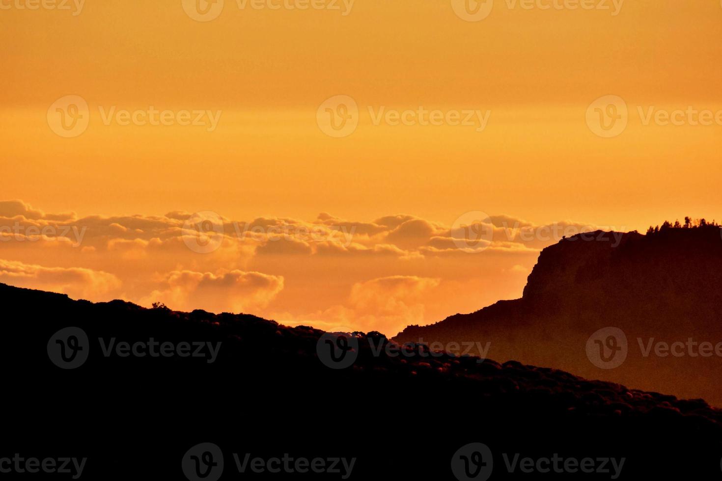 Scenic mountain landscape photo