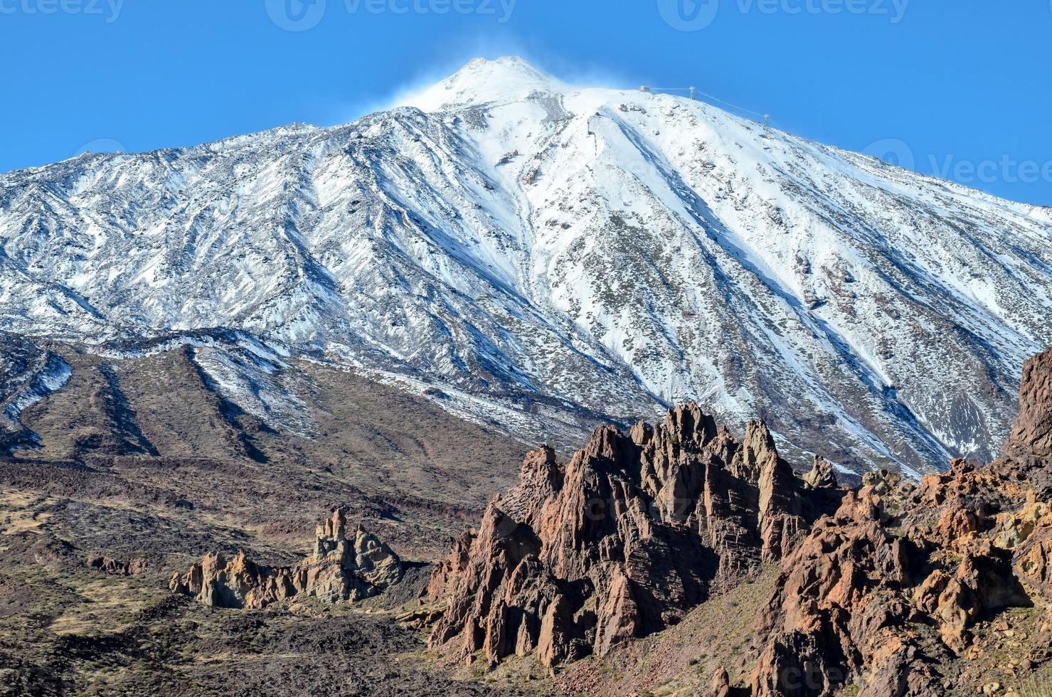 Scenic mountain landscape photo