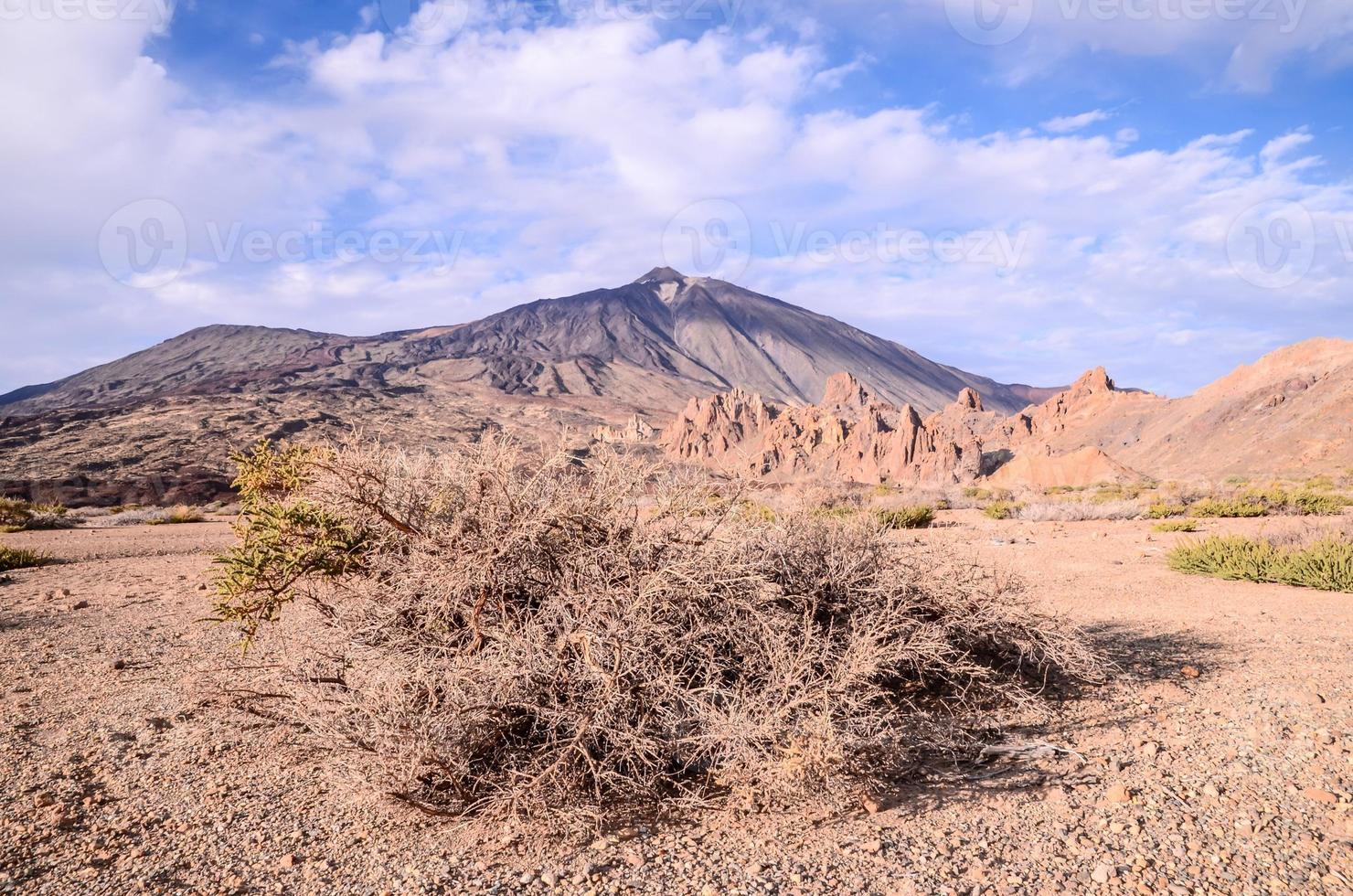 Scenic mountain landscape photo