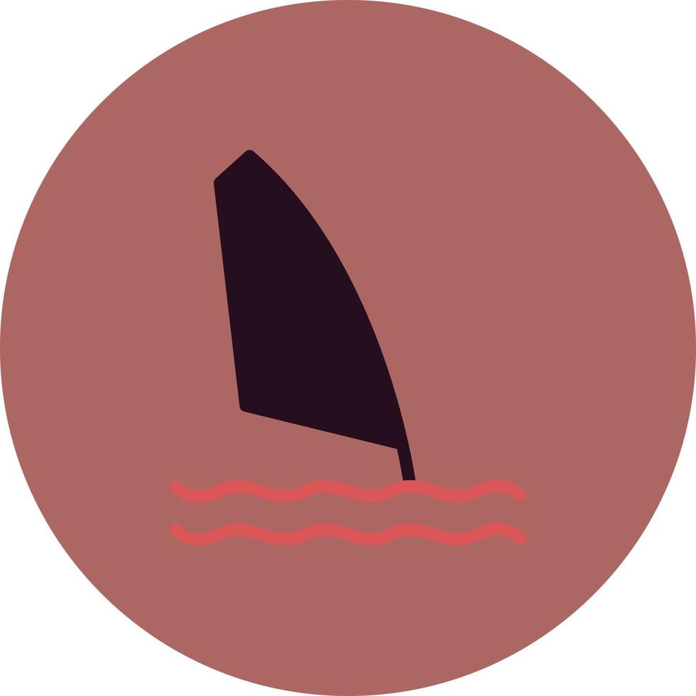 Windsurf Vector Icon