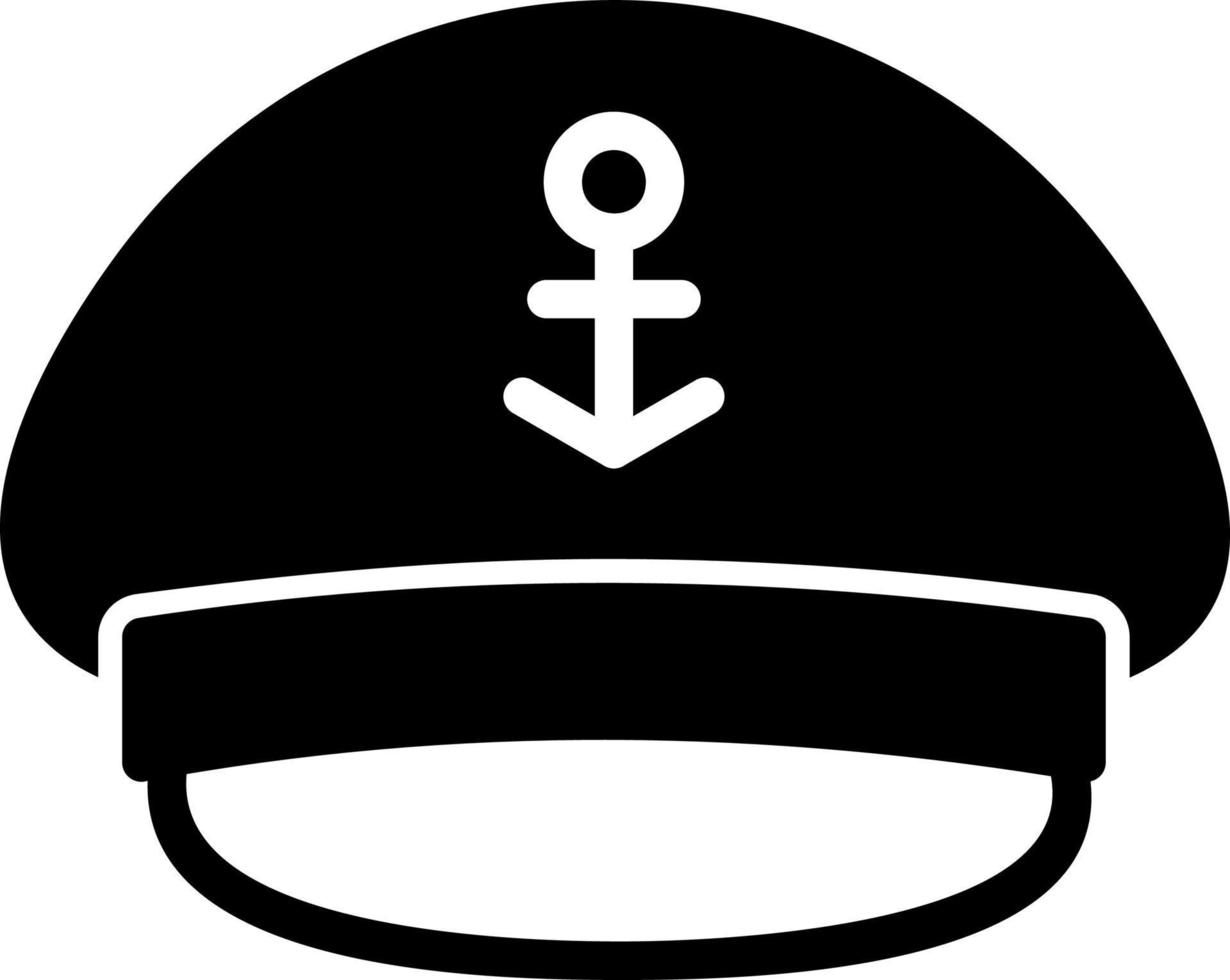 Captain Cap Vector Icon