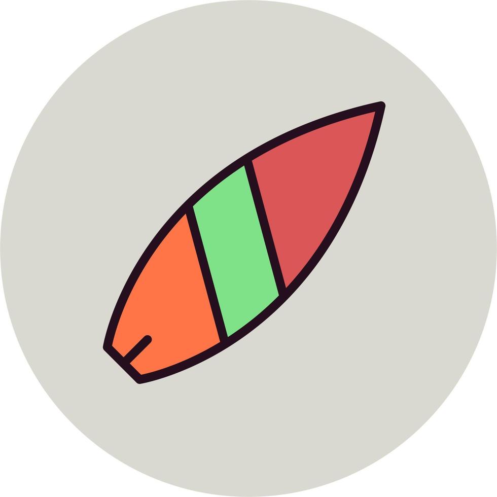 Surfboard Vector Icon