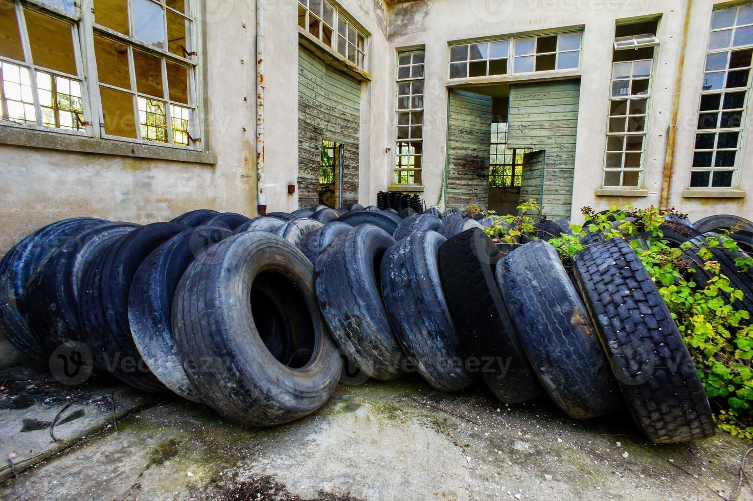 Abandoned old building photo