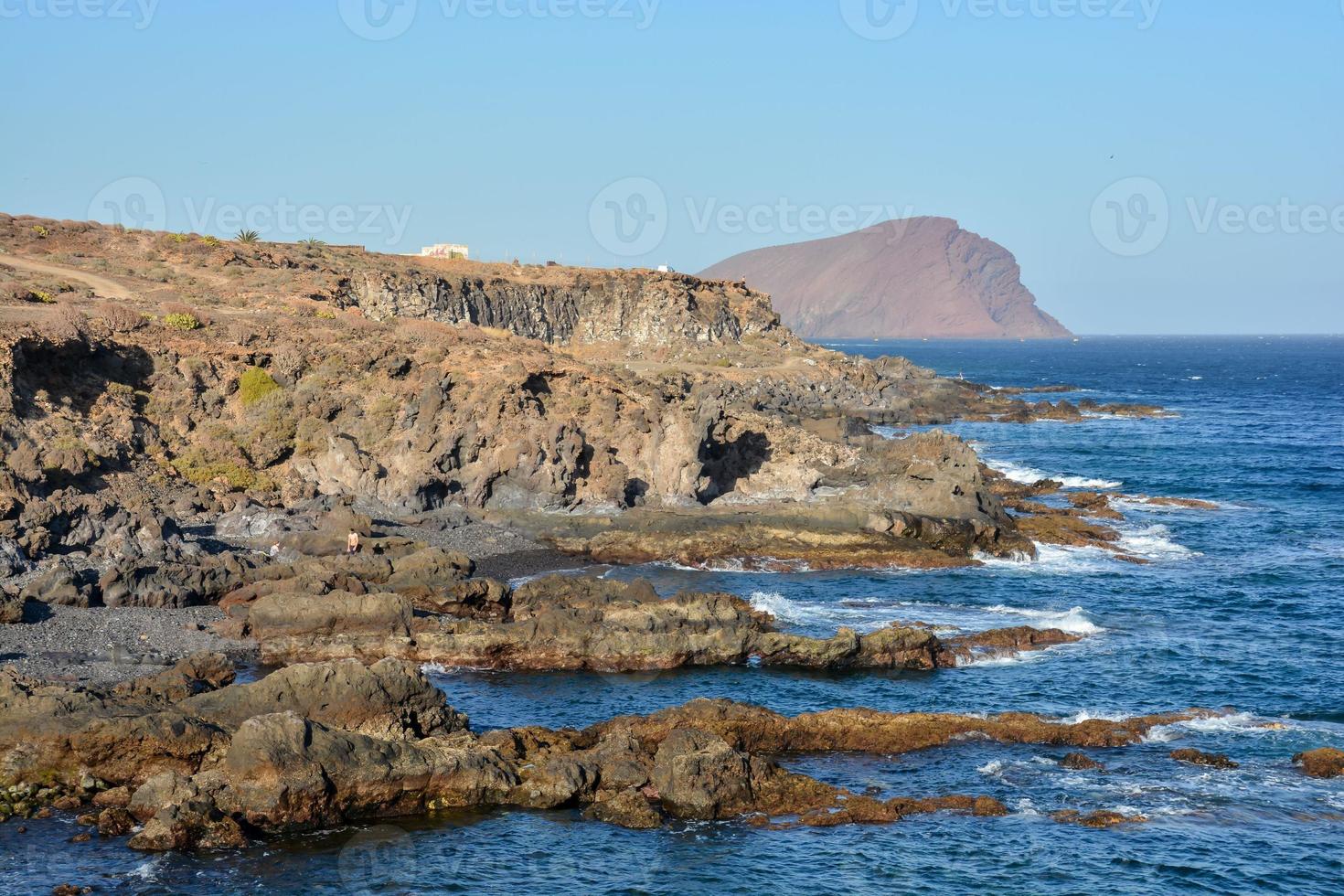 Scenic coastal view photo