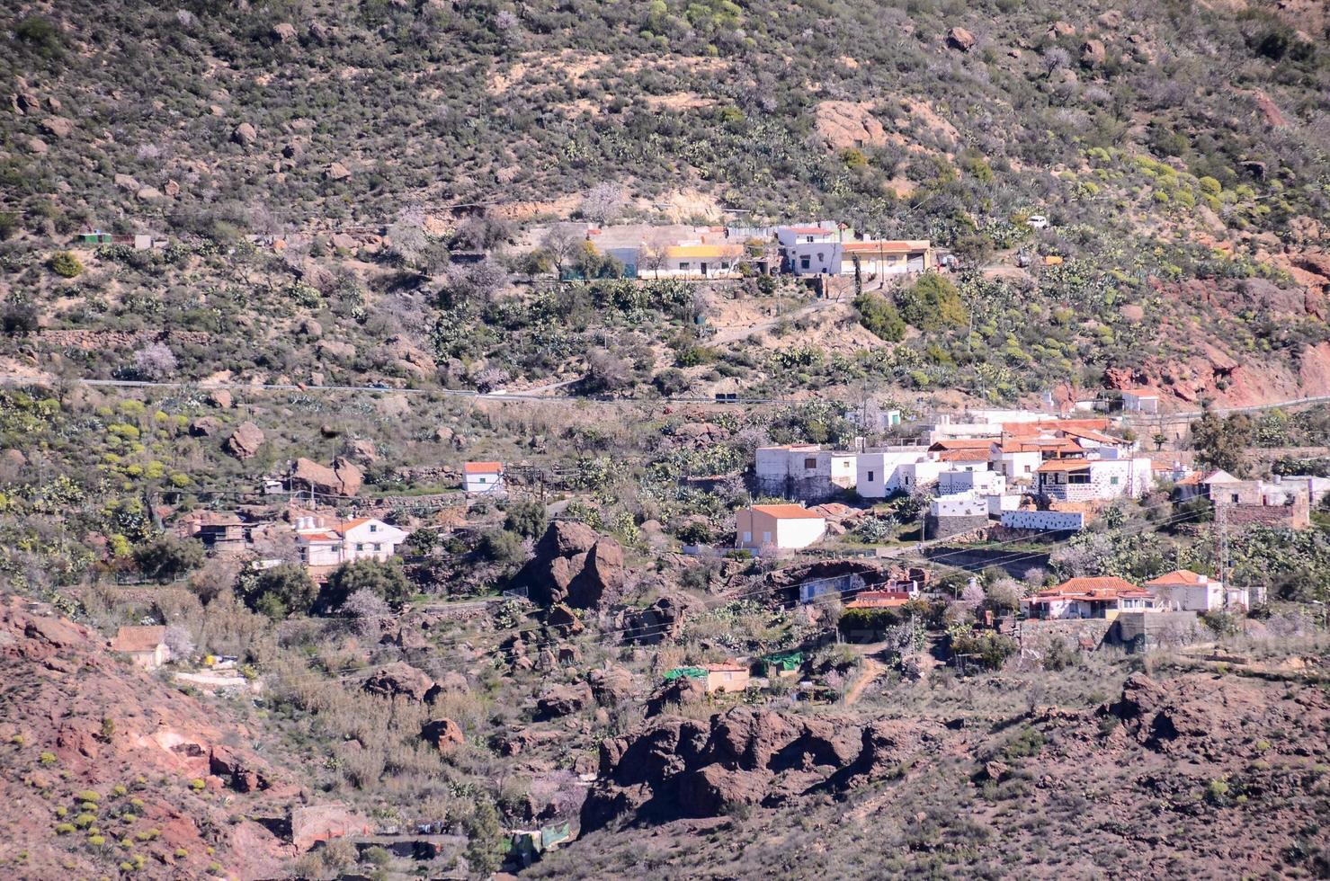 Scenic landscape on Tenerife, Canary Islands, Spain photo