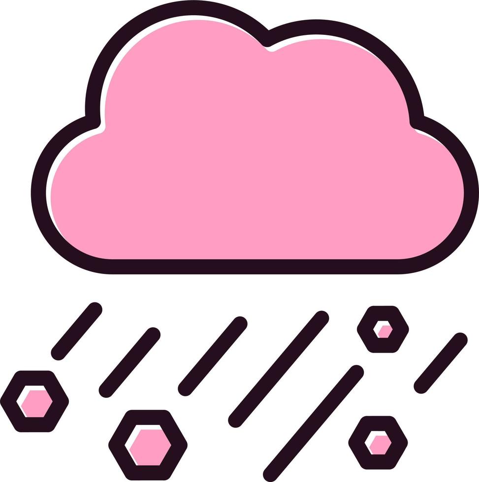 Hail Vector Icon