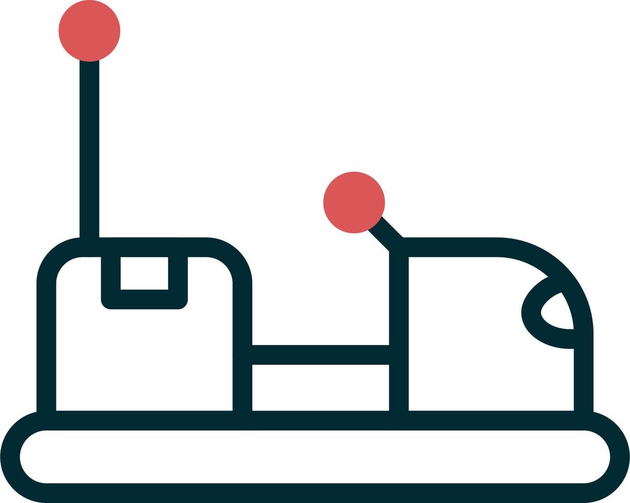 Bumper Car Vector Icon