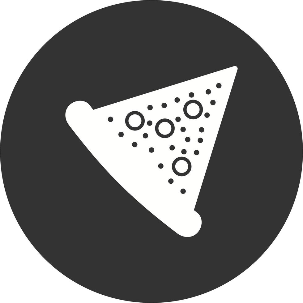 icono de vector de rebanada de pizza