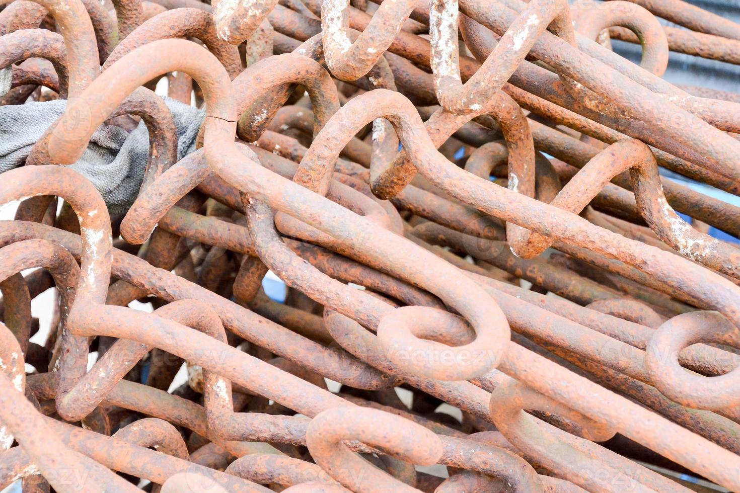 Rusty metal wire photo