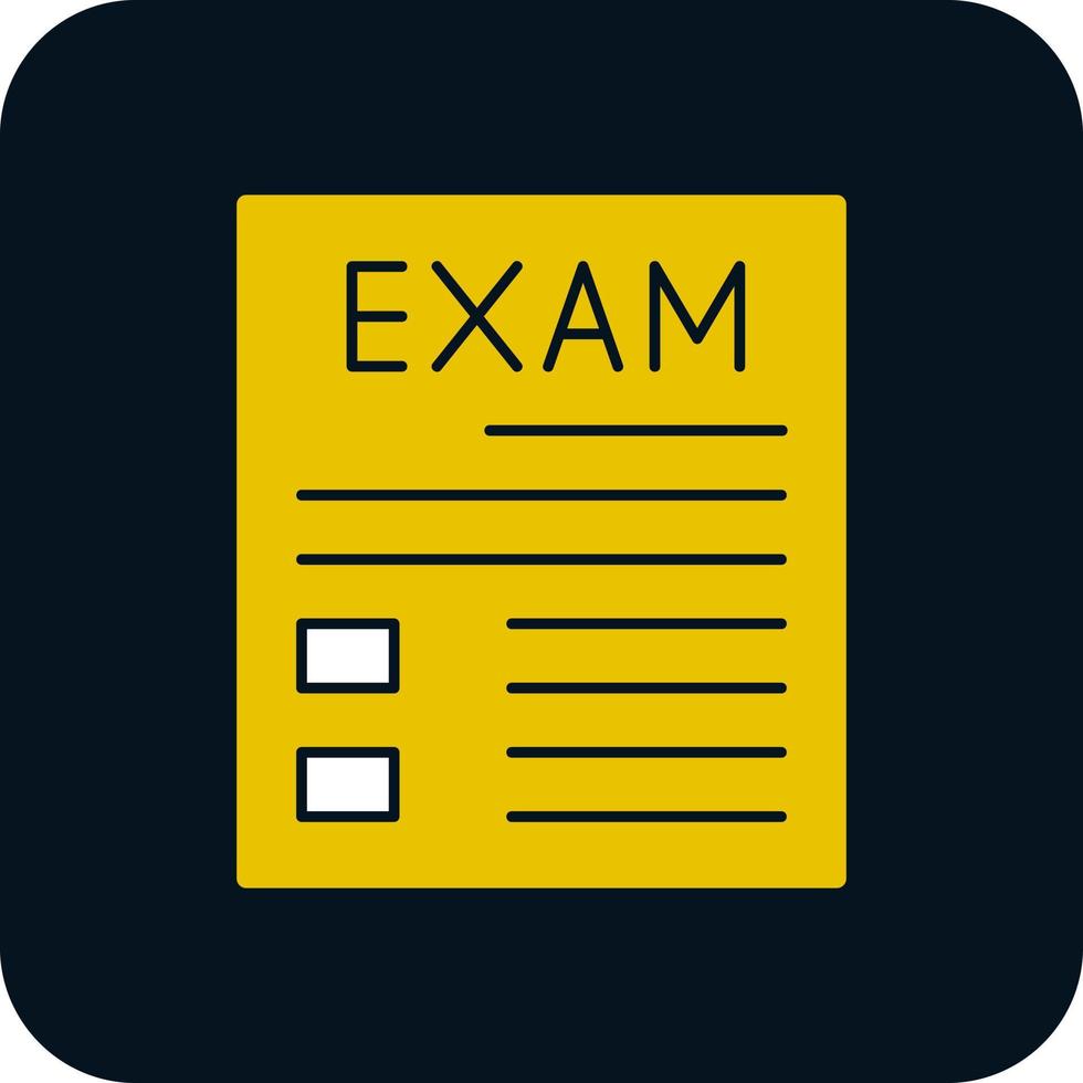 Exam Vector Icon Design