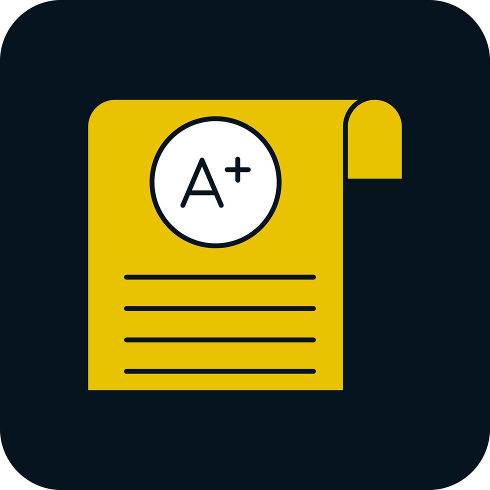 Student Grades Vector Icon Design