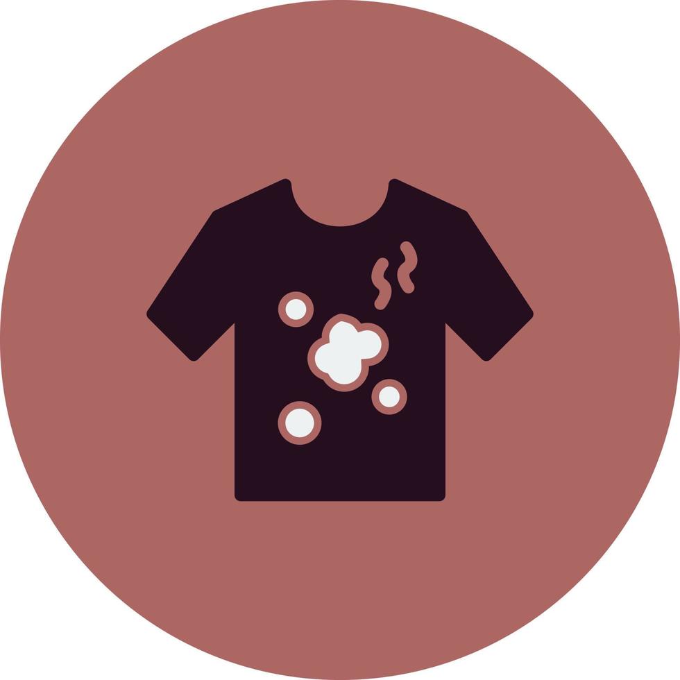 Dirty Shirt Vector Icon