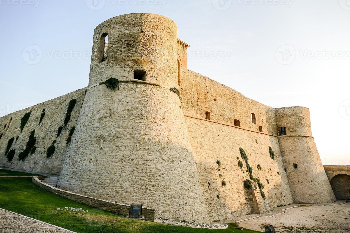 White stone castle photo