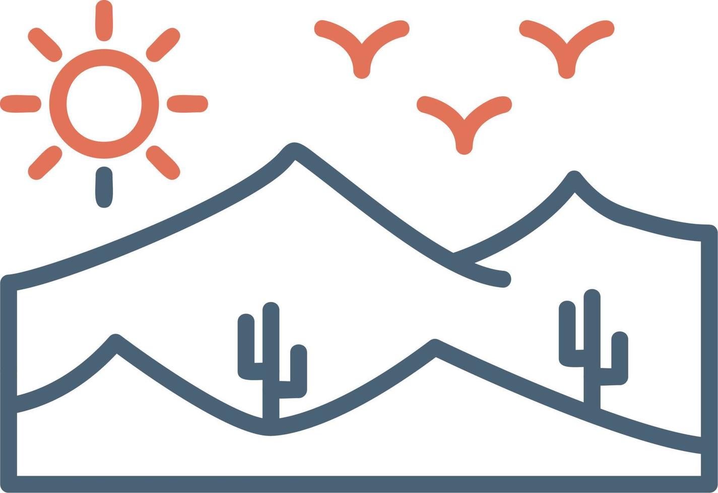 Desert Vector Icon