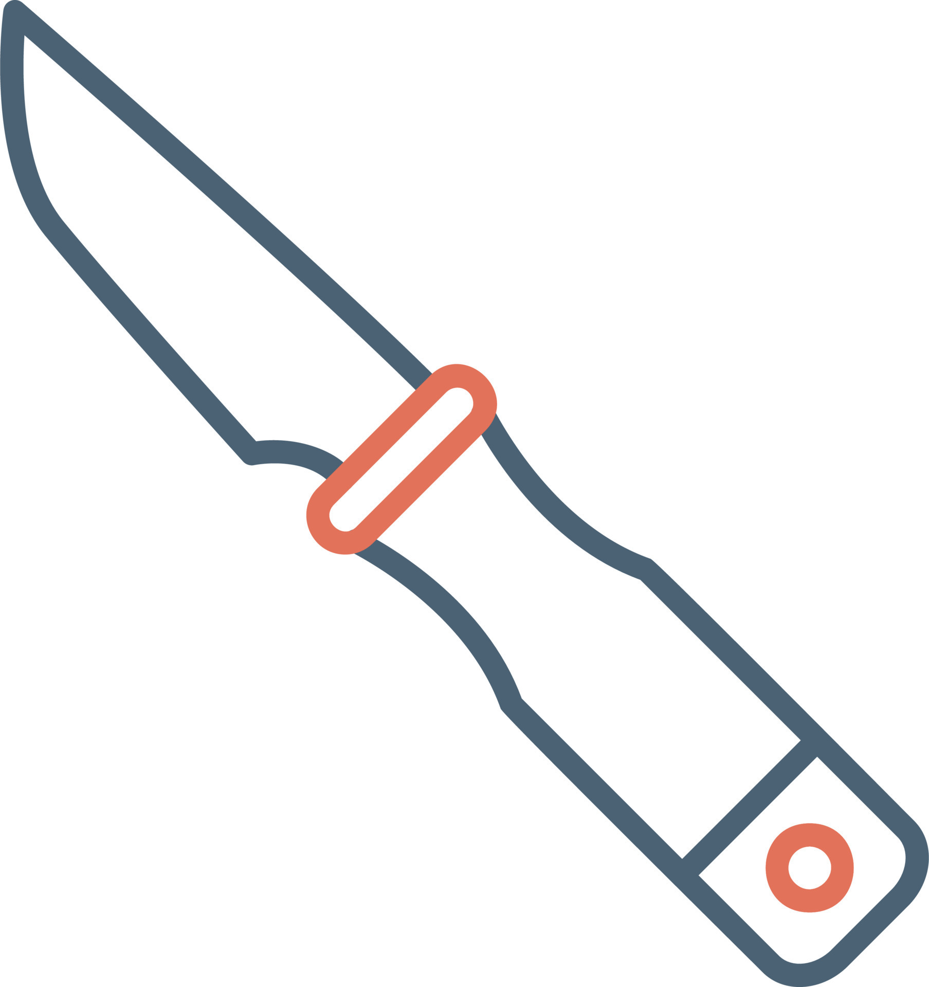 Knife Blade Vector Icon 20988744 Vector Art at Vecteezy