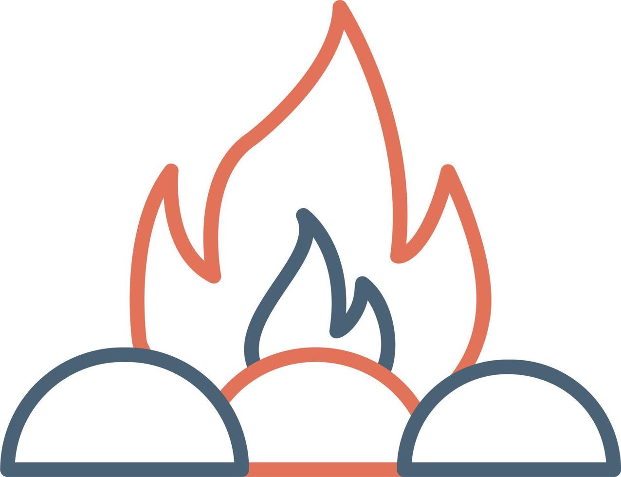 Campfire Vector Icon