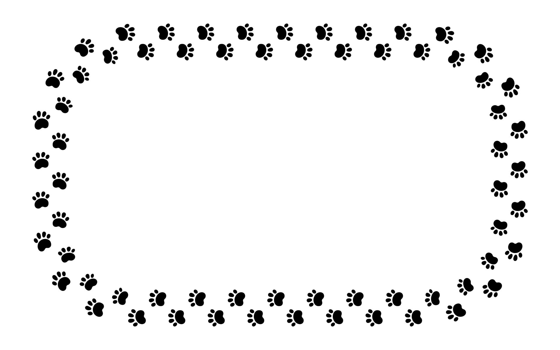Paw print photo best sale frame