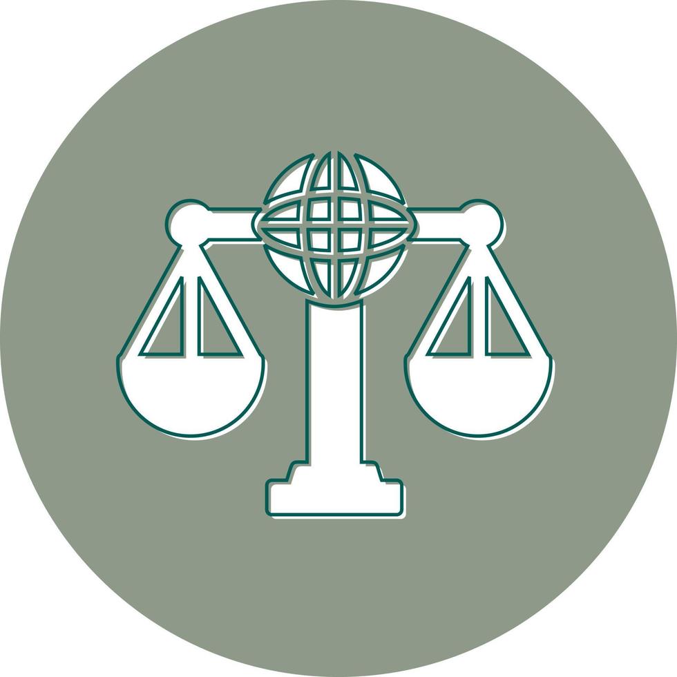 International Law Vector Icon