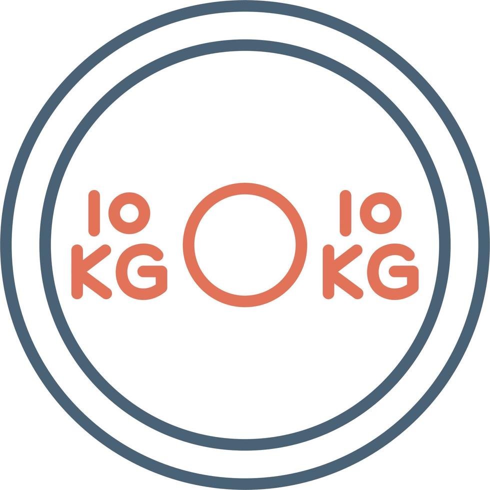 Weight Plates Vector Icon