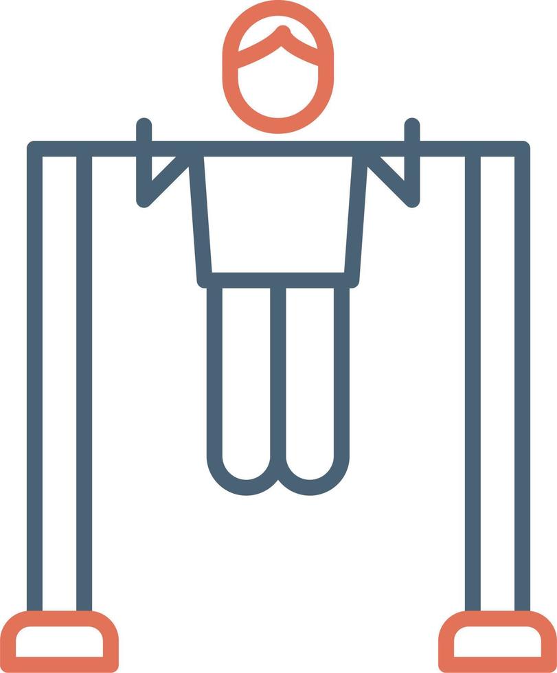 Pull Up Bar Vector Icon