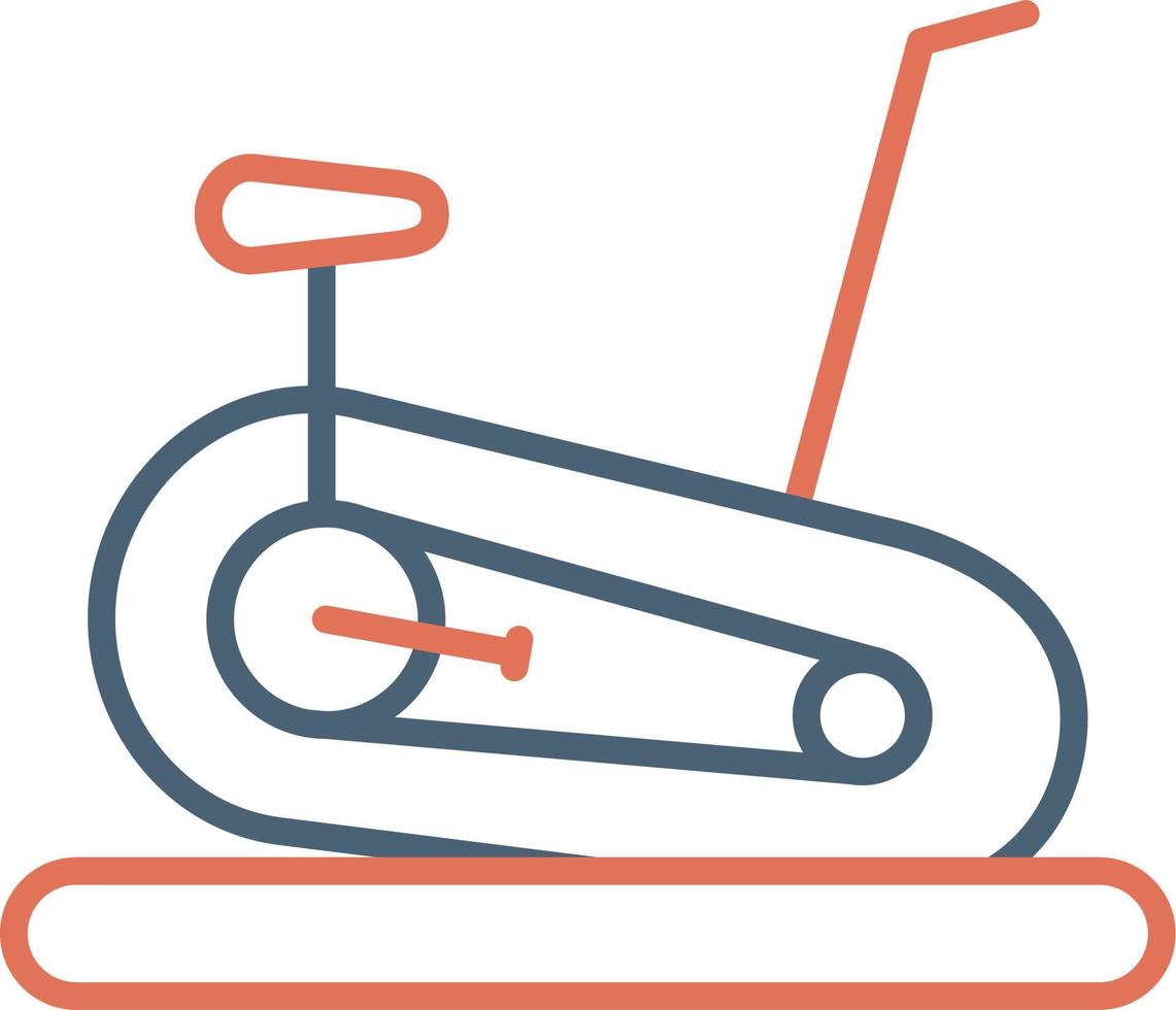 Stationary Bike Vector Icon