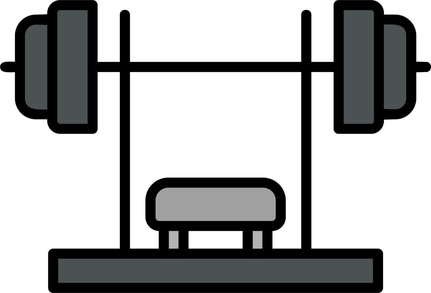Bench Press Vector Icon