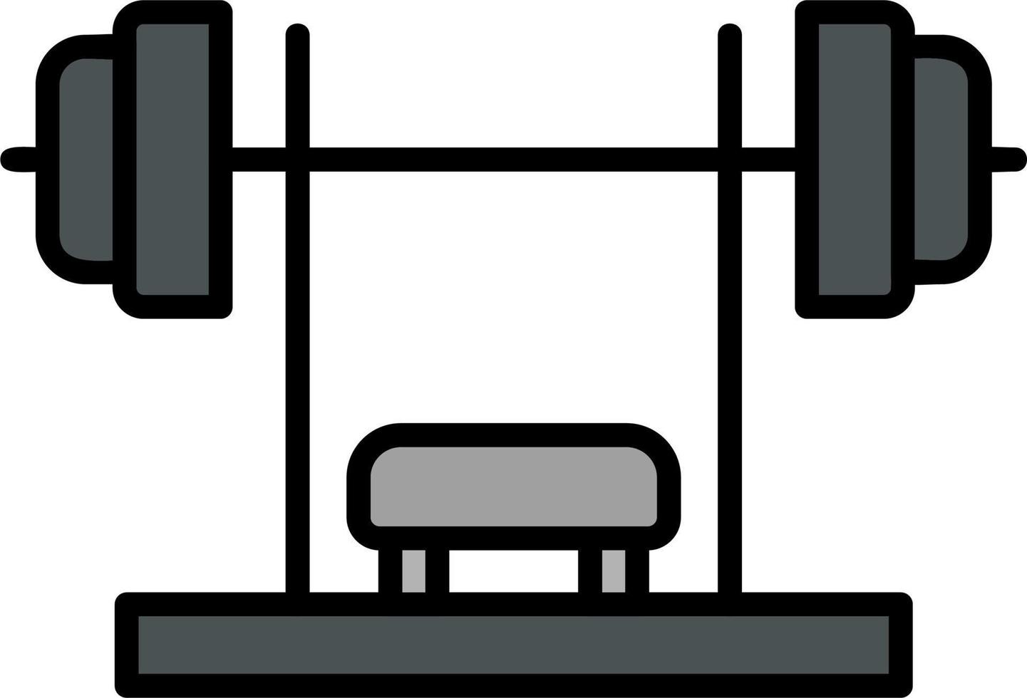 Bench Press Vector Icon