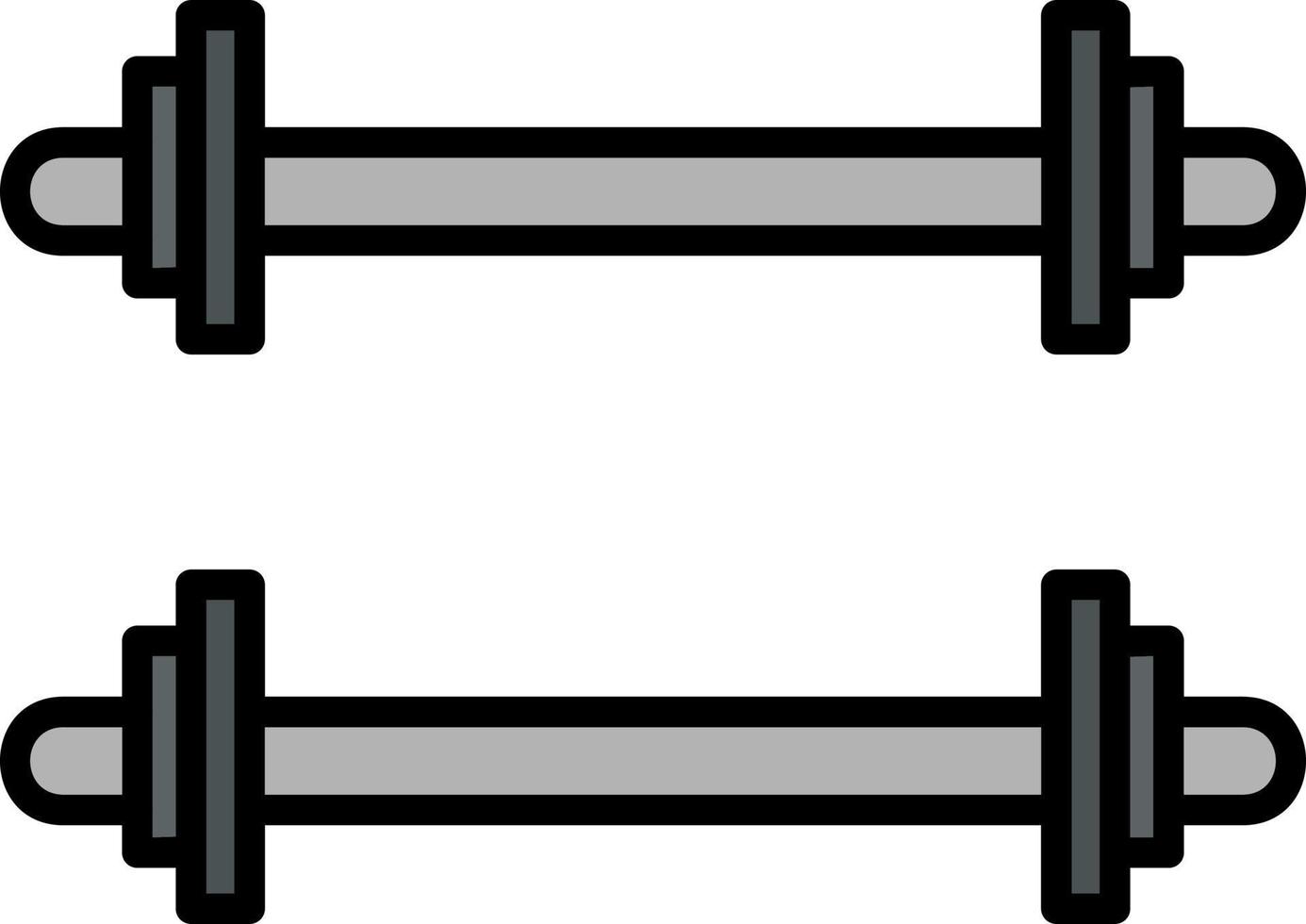 Weighted Bars Vector Icon